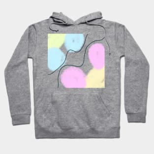 Colorful watercolor abstract texture Hoodie